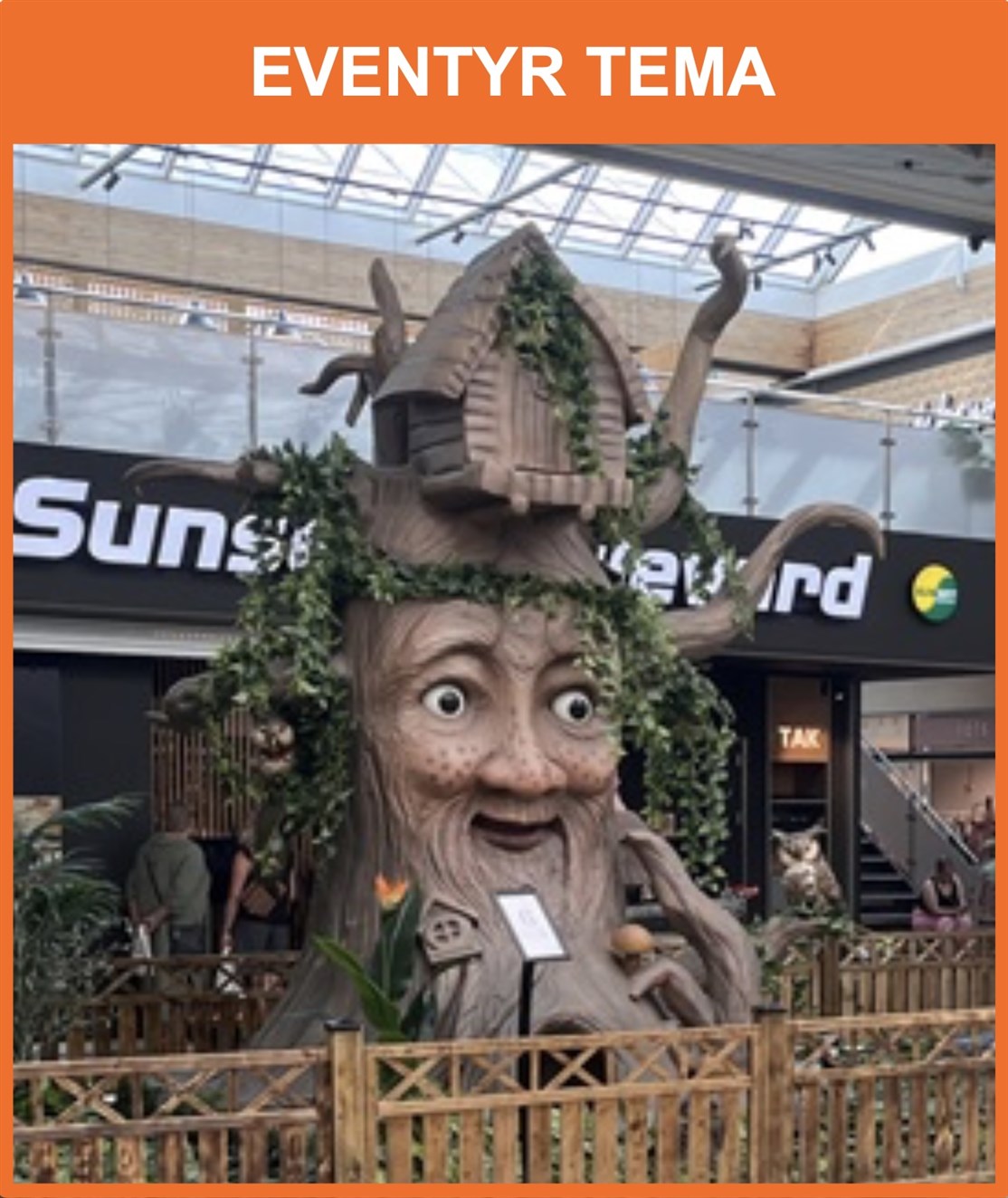 EVENTYR
Talende træer som fortæller eventyr af H.C. Andersen og Brdr. Grimm samt dekoration med figurer, pandekage hus og ønskebrønd m.m. samt eventyr shows, ansigtsmaling og meget mere
*