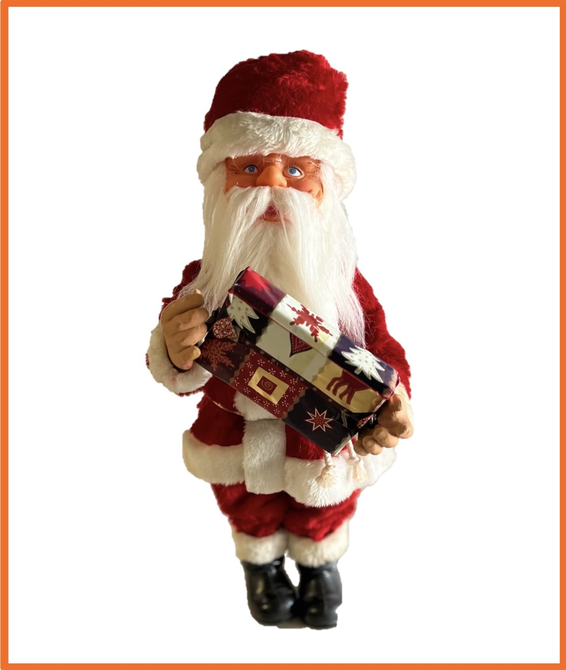 Mekanisk Nisse
Med julegave / pakke
Størrelse: 60 cm.
Strøm: 230.V (Alm. netstik)
Pris kun kr. 4.800.- + moms & fragt
*