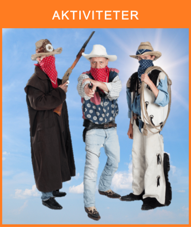 Book shows og aktiviteter til din cowboy fest, vælg mellem cowboys, gun fights, workshops m.m.