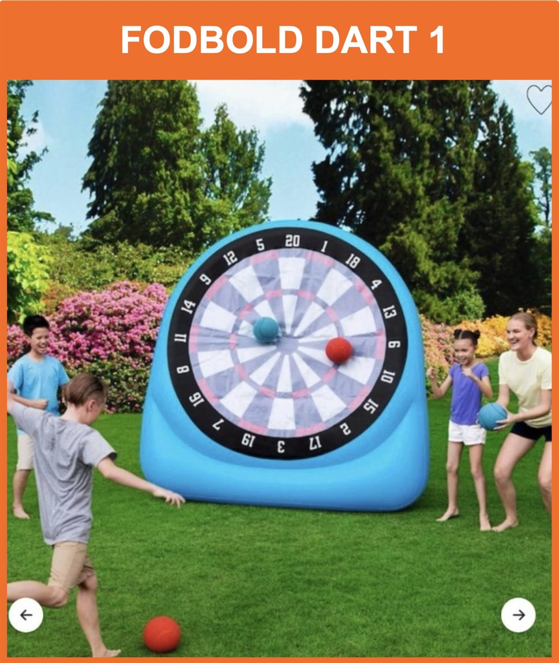 Fodbold Dart
Klik på billedet og se mere
*