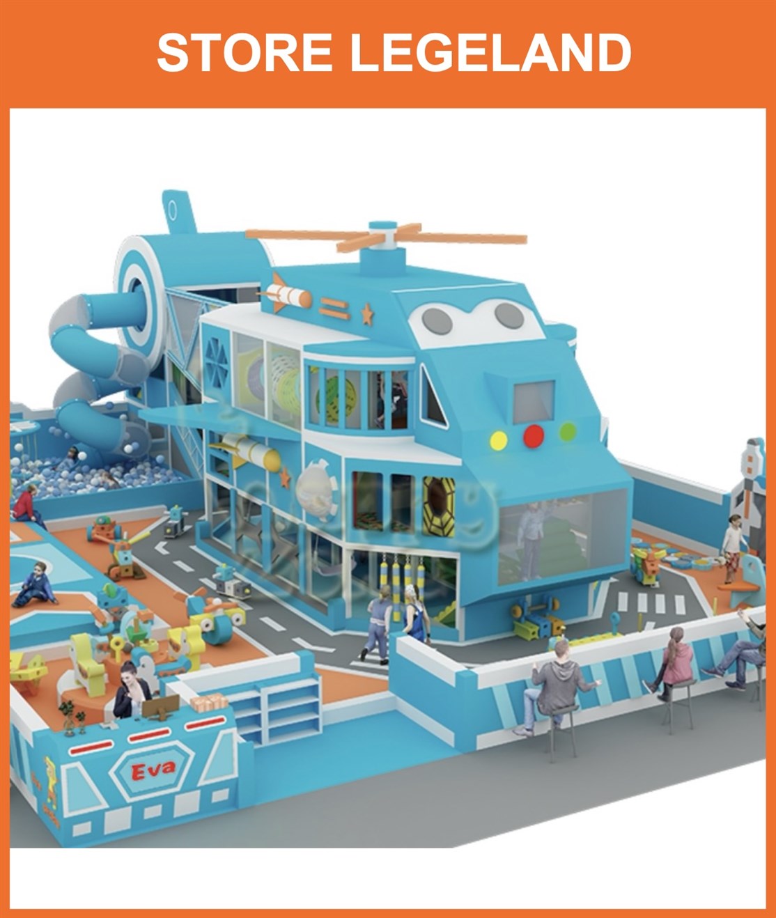 Legeland 
Større special designede legeland
Klik på billedet og se mere 
*