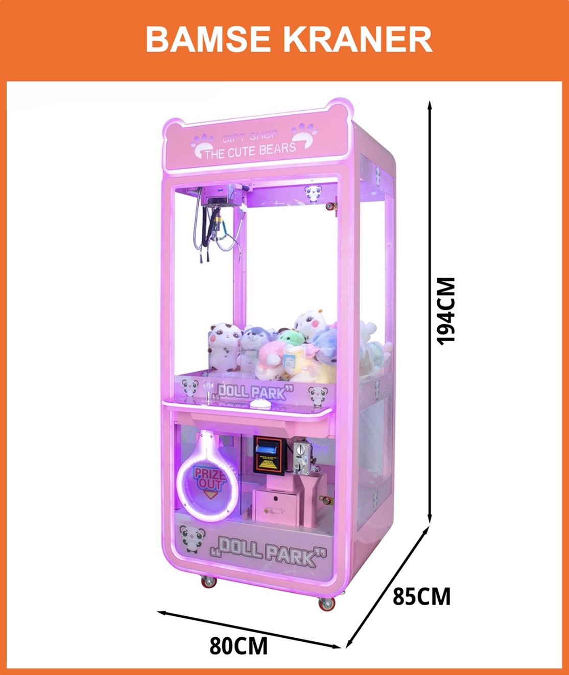 Salg af Bamse Kraner
- Klik på billedet og se mere ..
*