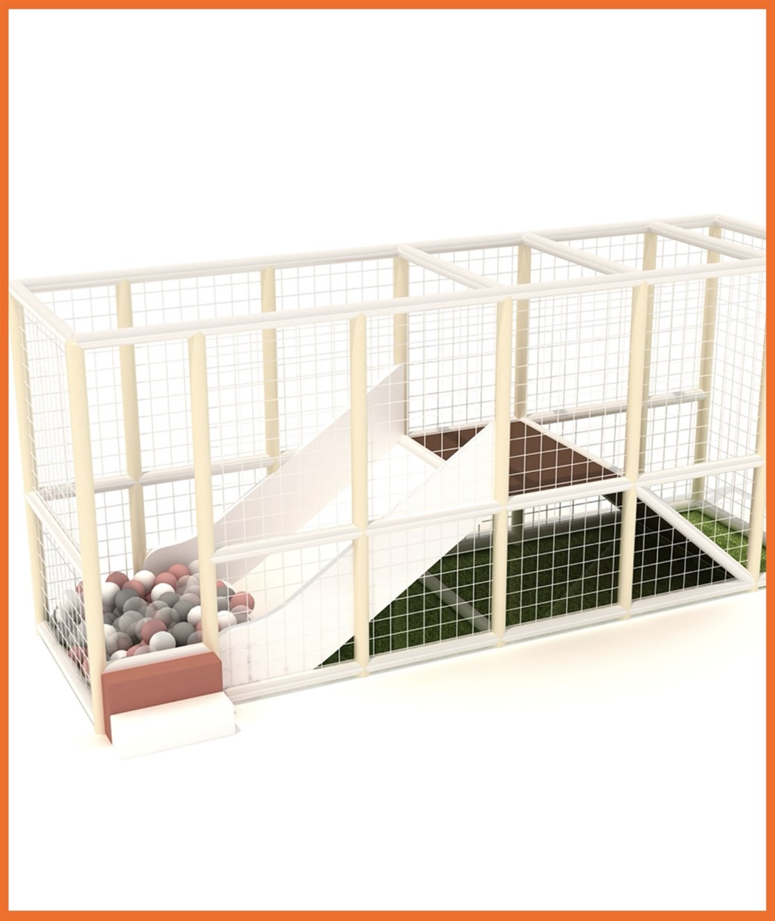 Lille legeland til mindre steder og til små / mindre børn
Laves i alle størrelser, farver og temaer
*