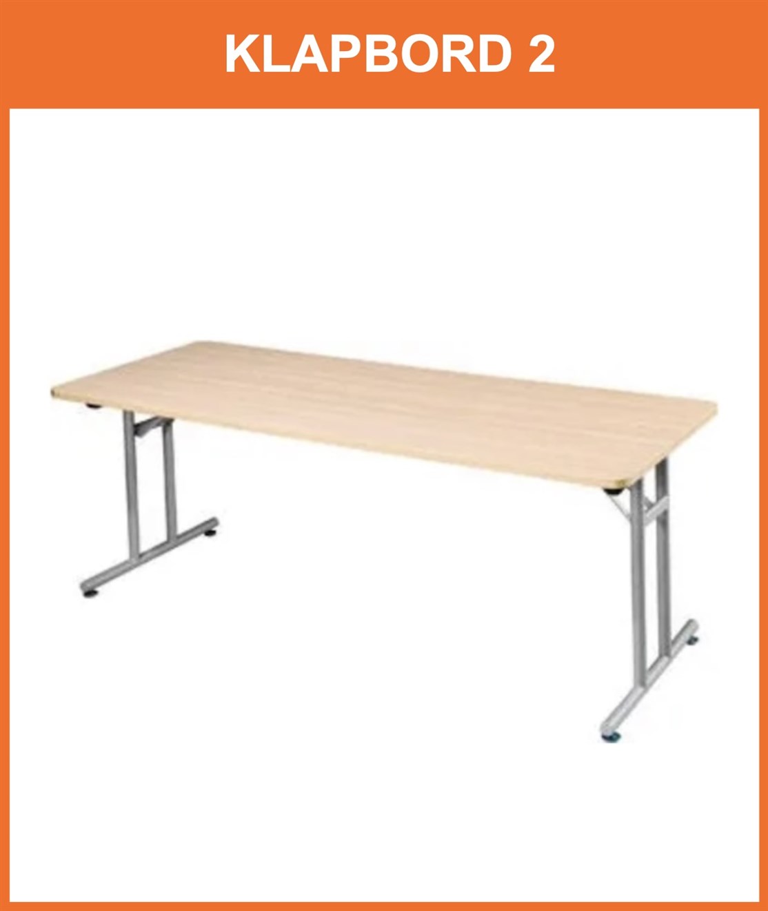 Lej et robust klapbord i pvc & stål
Størrelse: 70 x 140 cm.
Lejepris pr. stk. kr. 300.- + moms og fragt
*