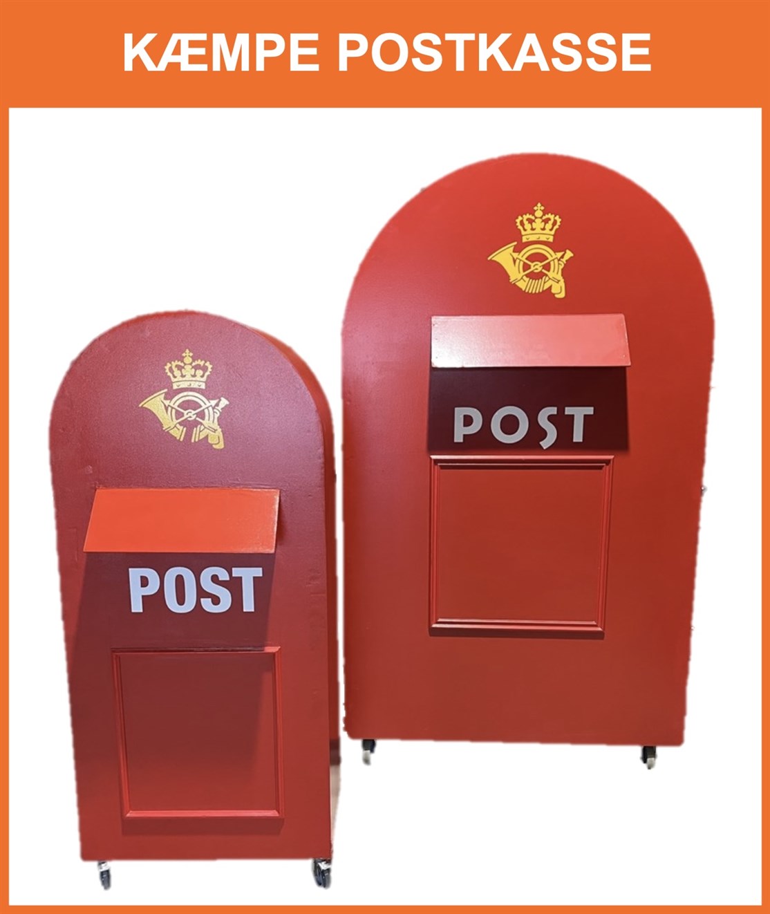 Produktion & salg af kæmpe postkasser
*
