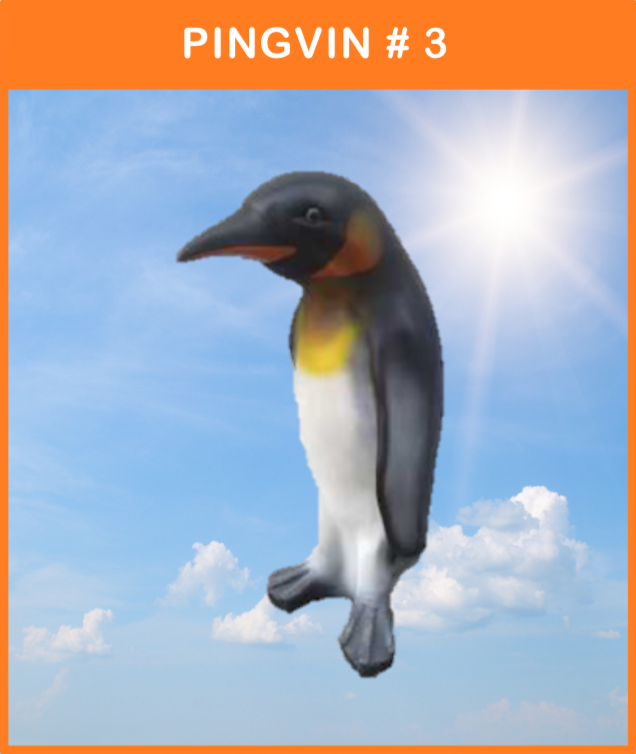 Vilde Nordiske Dyr
Glasfiber Pingvin #3
Størrelse: 40 cm. høj