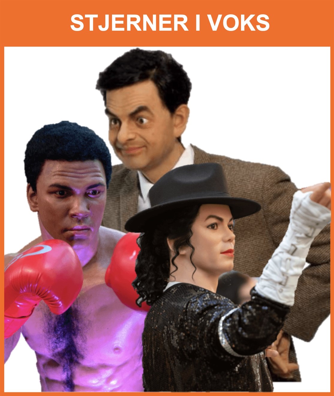 VERDENSTJERNE
Eksklusiv voks museum med 36 forskellige verdens stjerne fra Film, Tv, Sport og musikkens verden opsat som du ønsker det på runde podier m/ led lys og V.I.P. afspærring i guld m.m.
*