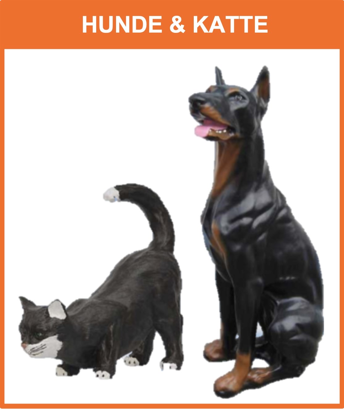 Vi tilbyder et væld af Hunde & Katte i glasfiber
Klik på billede - og se mere
*