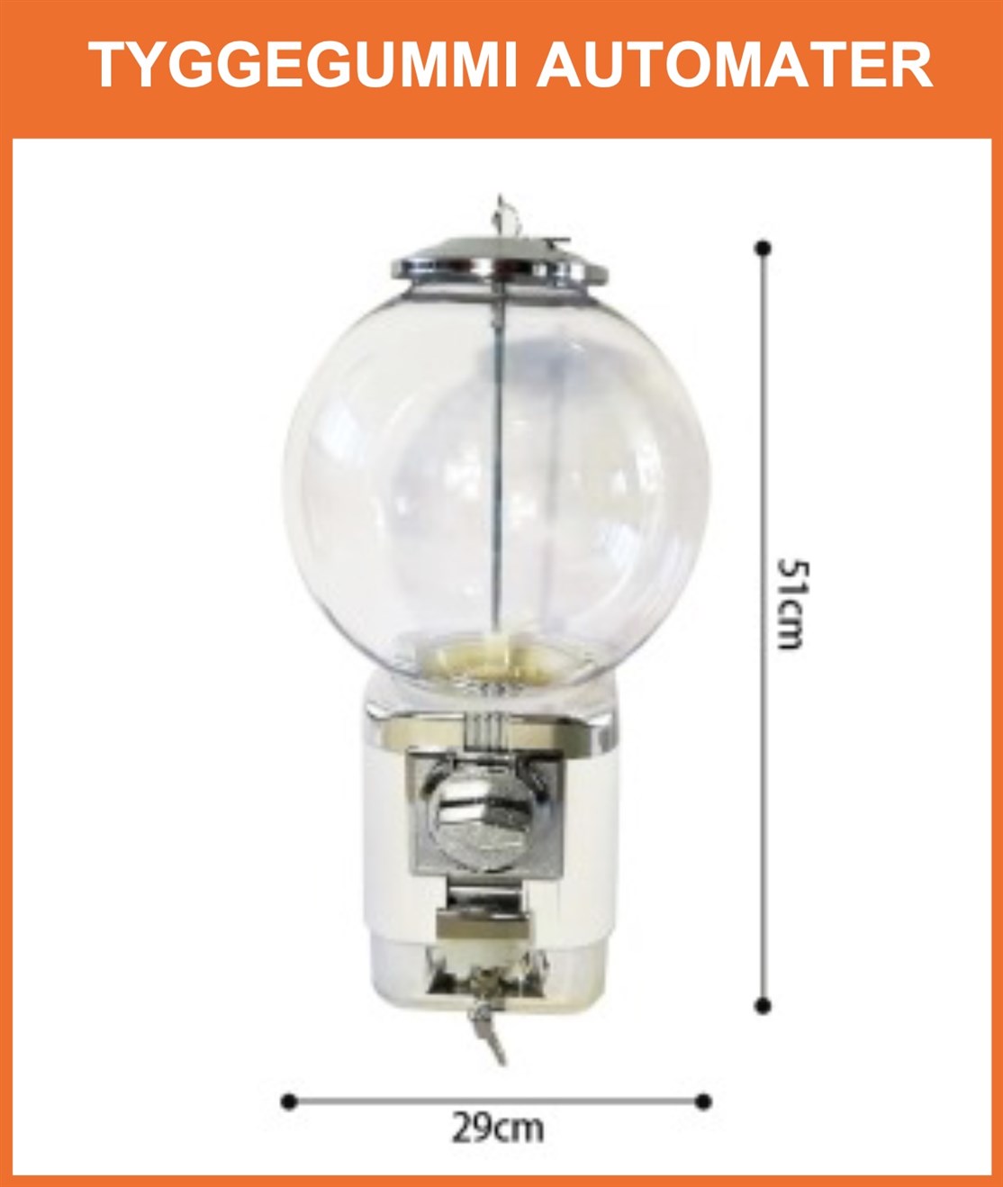 Salg af Tyggegummi Automater
- Klik på billedet og se mere ..
*