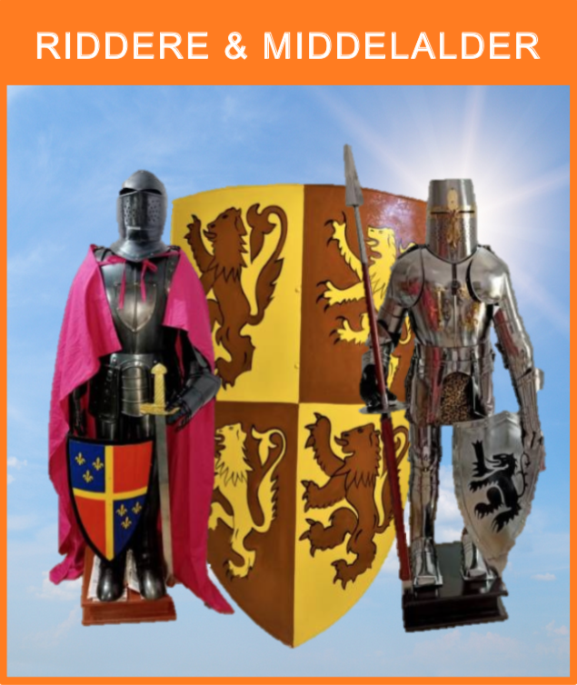 Klik på billedet
Og se vores nye 2020 udstilling med riddere og middelalder tema.