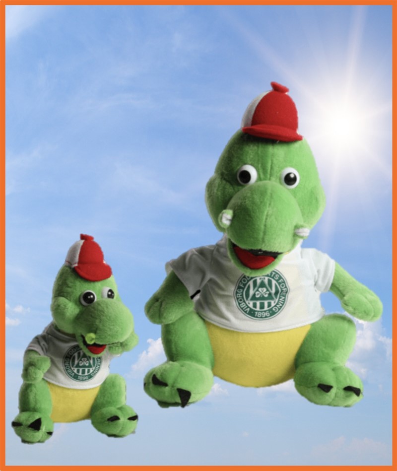 Krokodille maskot til superliga klubben VFF