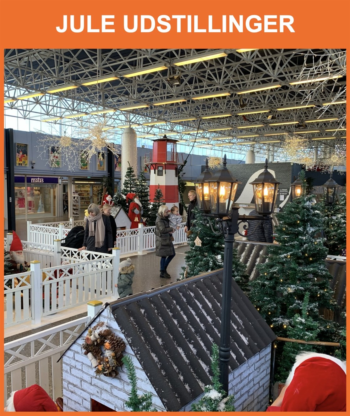 Vi laver alle former for juleudstillinger, lige fra butiks vinduer til komplette tema historier i shoppingcentre og meget mere
*