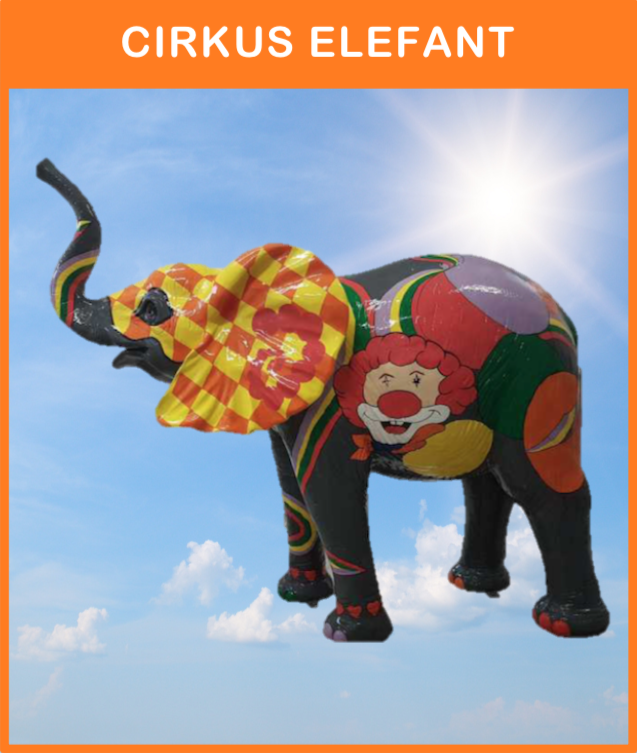 -
Art 022
Cirkus Elefant
Naturtro baby elefant opstillet på sort podie
Størrelse: 160 x 160 x 100 cm.