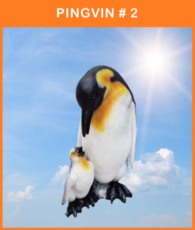 Vilde Nordiske Dyr
Glasfiber Pingvin #2
Størrelse: 40 cm. høj