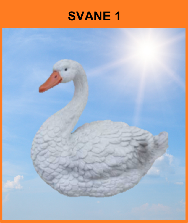 B 075 / A337
Klassisk Svane
Størrelse: 35 cm.