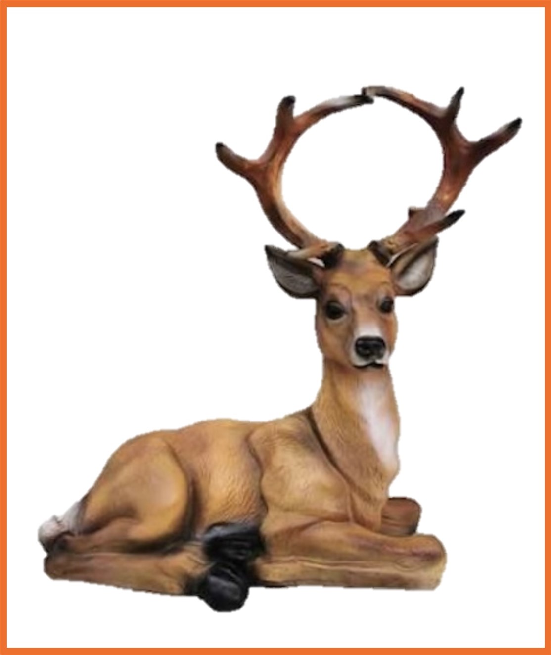 No. A819
Liggende Kronvildt
Størrelse: 75 x 67 cm.
*