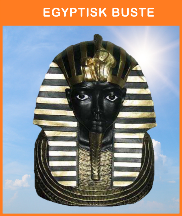 Egypt no. 004
Traditionel Egyptisk buste i sort og guld farve
Størrelse: 67 cm. høj