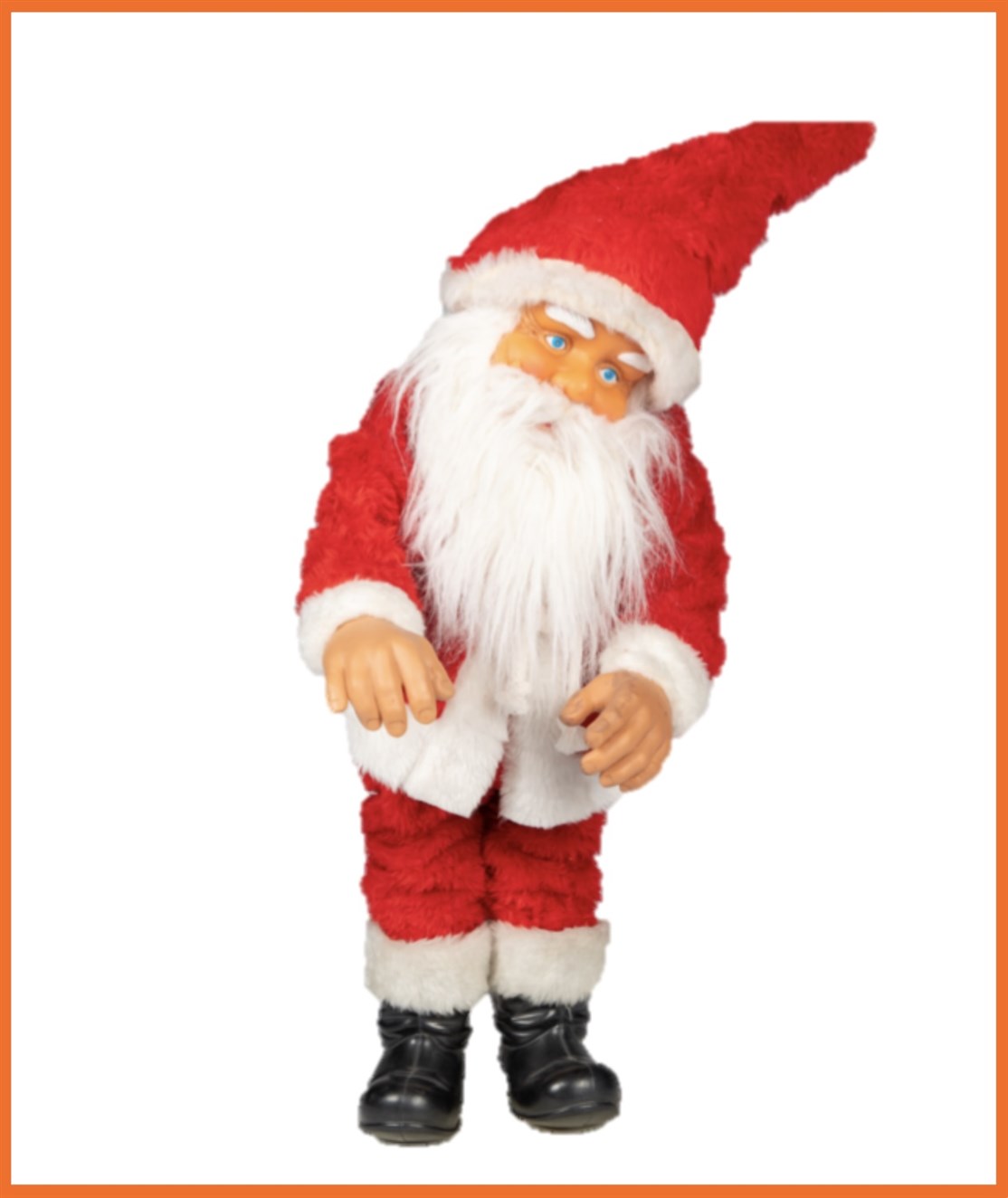 Klassisk Mekanisk Nisse
Bevæger sig
Størrelse: 70 x 30 cm.
Strøm: 230.V (Alm. netstik)
Pris kr. 3.500.- + moms & fragt
*