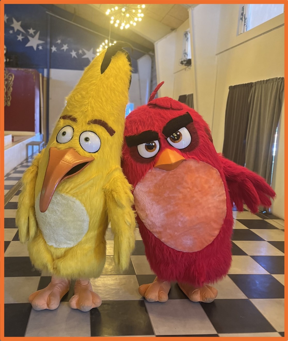 ANGRY BIRDS LIVE
Alle elsker de verdens kendte figurer Angry Birds
*