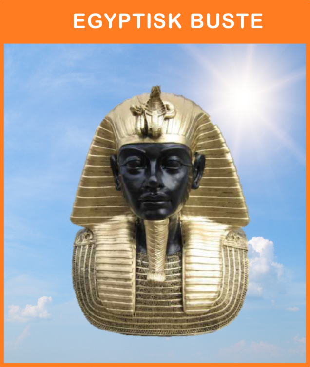 -
Egypt no. 003
Traditionel Egyptisk buste i sort og guld farve
Størrelse: 29 cm. høj