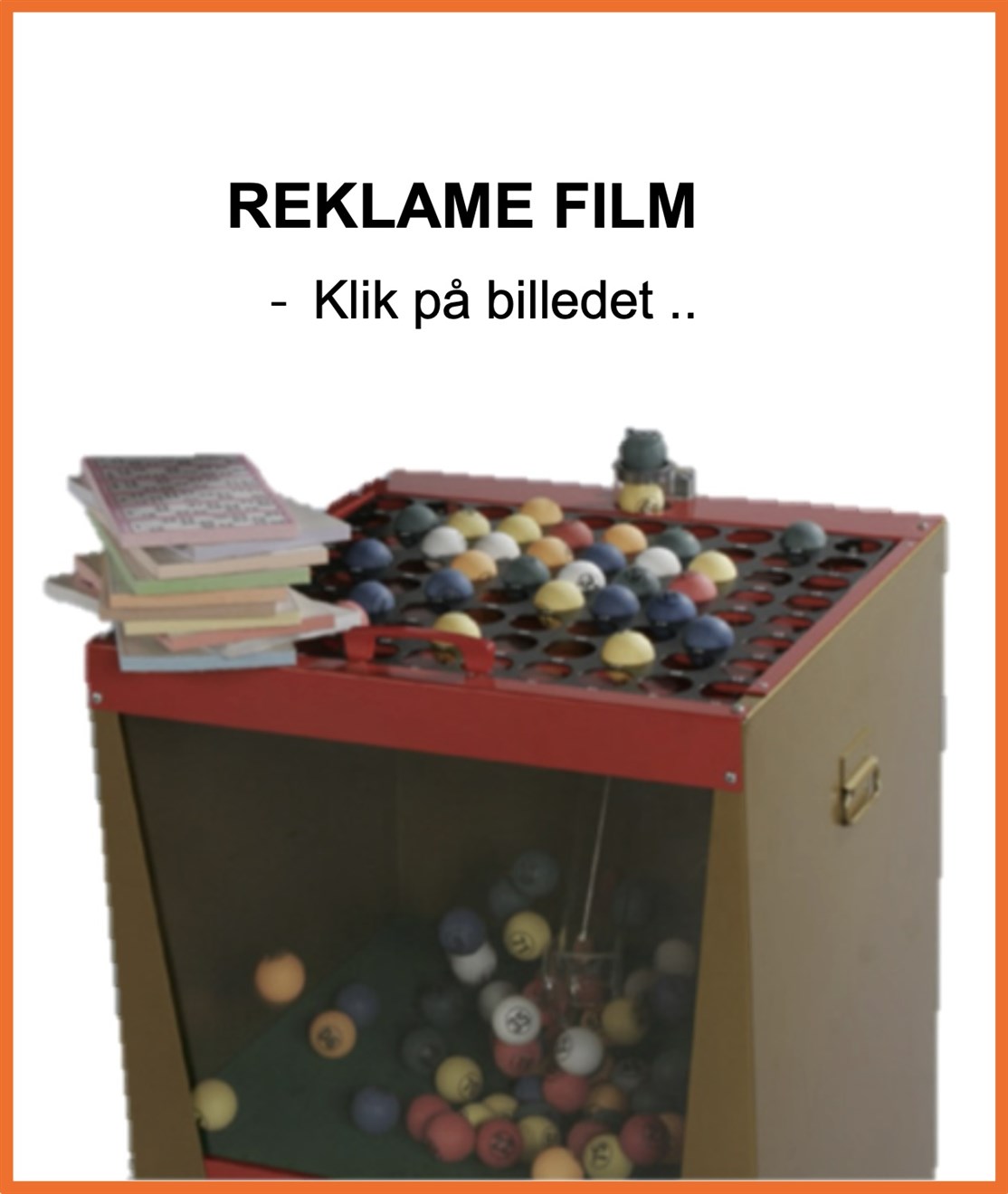 Maskinen har været med i flere Film, Tv udsendelser og reklame film, her kan du se en af dem.