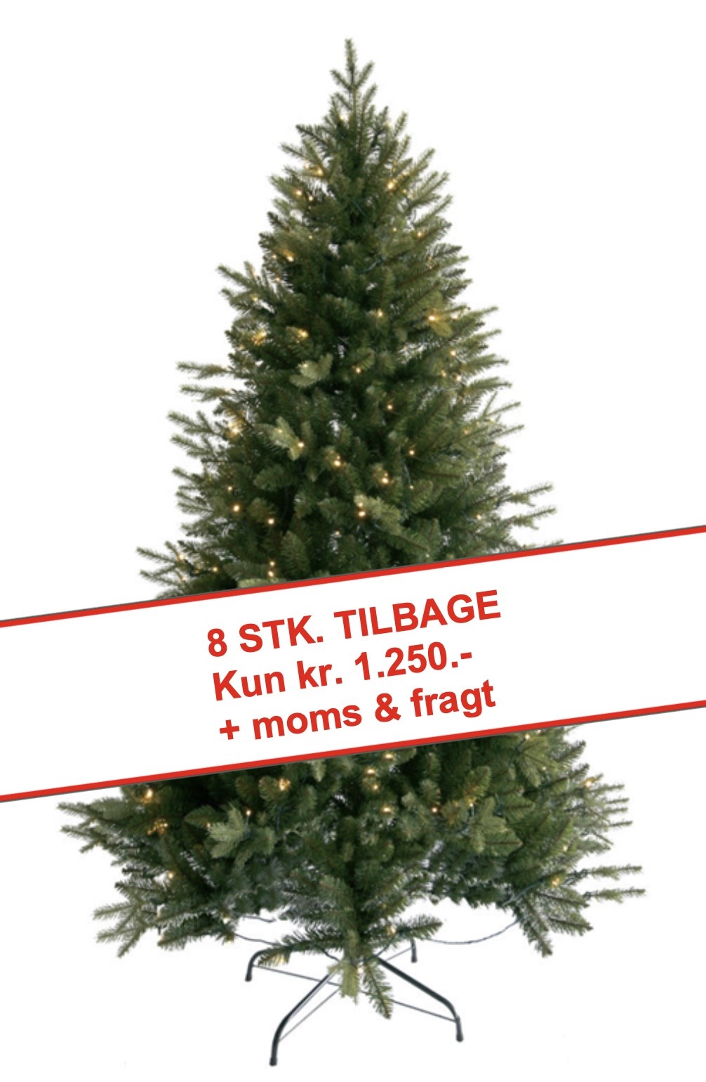 Lillehammer 180 cm.
- Højde 180 cm.
- 200 led lys
- 1.200 grenspidser
- smukke og naturtro grene
- Varmt og hyggeligt lys
- Timer m/ 7 lys indstillinger
- 2 meter strøm kabel
- Stabil metal fod
- Håndlavet
Naturtro juletræ som med garanti giver en vaskeægte julestemning med flot og varmt lys samt et flot og fyldigt kunstigt juletræ, som forbliver busket og fyldigt og som ikke kræver rengøring af nedfaldende nåle og et langtids og økologisk juletræ som holder sig flot og kan bruges år efter år.
*