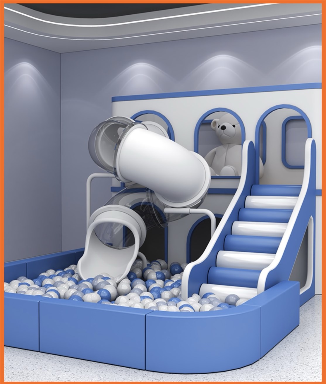 Legeland til små / mindre børn
Kan designes og sammensættes efter dine ønsker
*