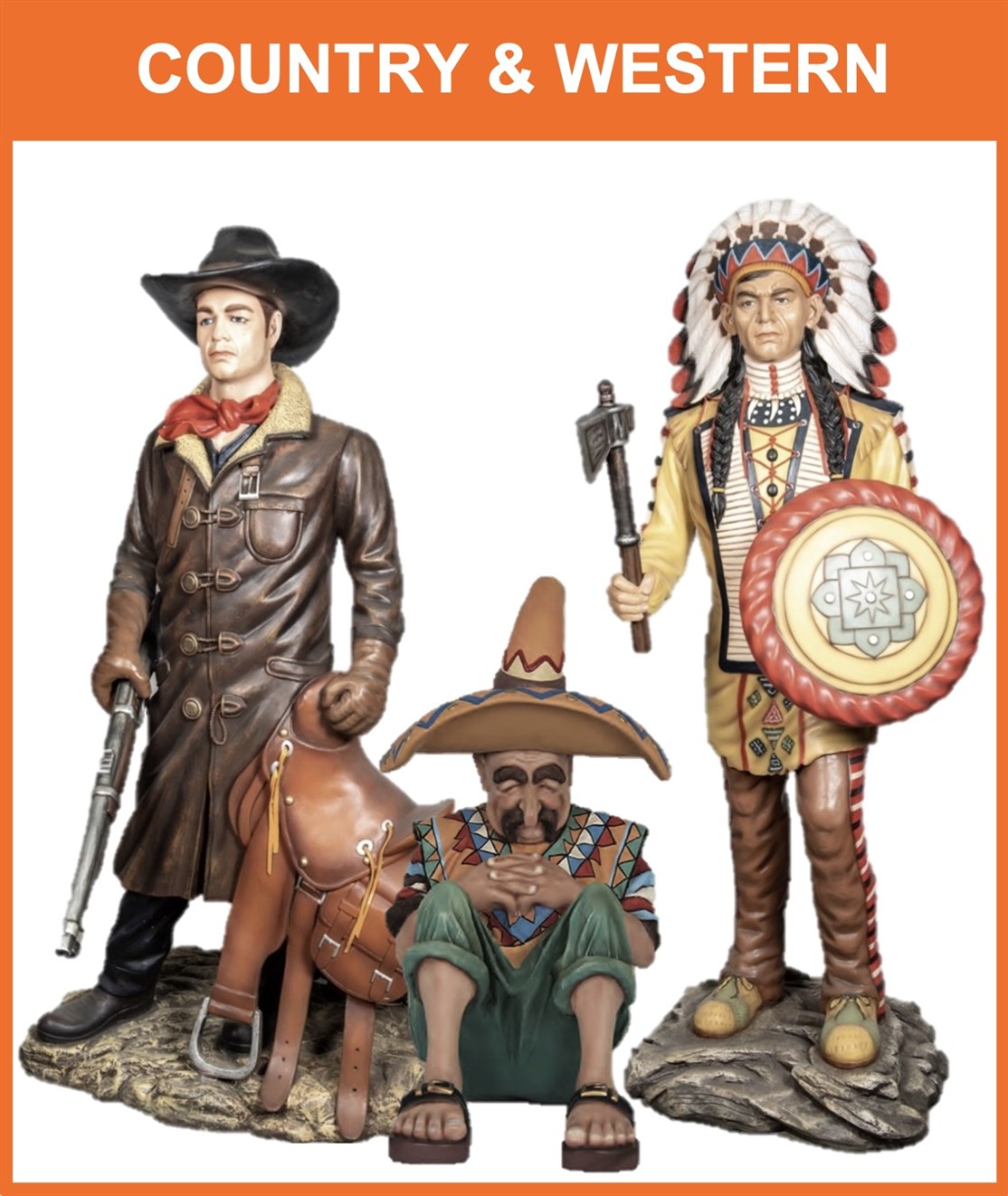 Lej alt til Wild West & Cowboy event, udstillinger & fest
Klik på billedet og se mere
*