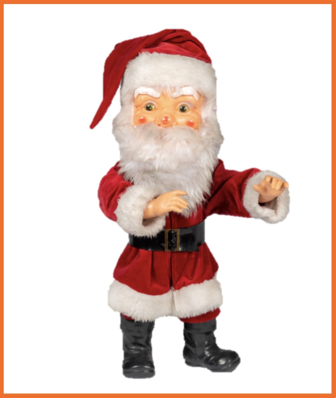 Klassisk Mekanisk Nisse
Sød lille nisse der bevæger sig
Størrelse: 65 x 30 cm.
Strøm: 230.V (Alm. netstik)
Pris kr. 3.500.- + moms & fragt
*