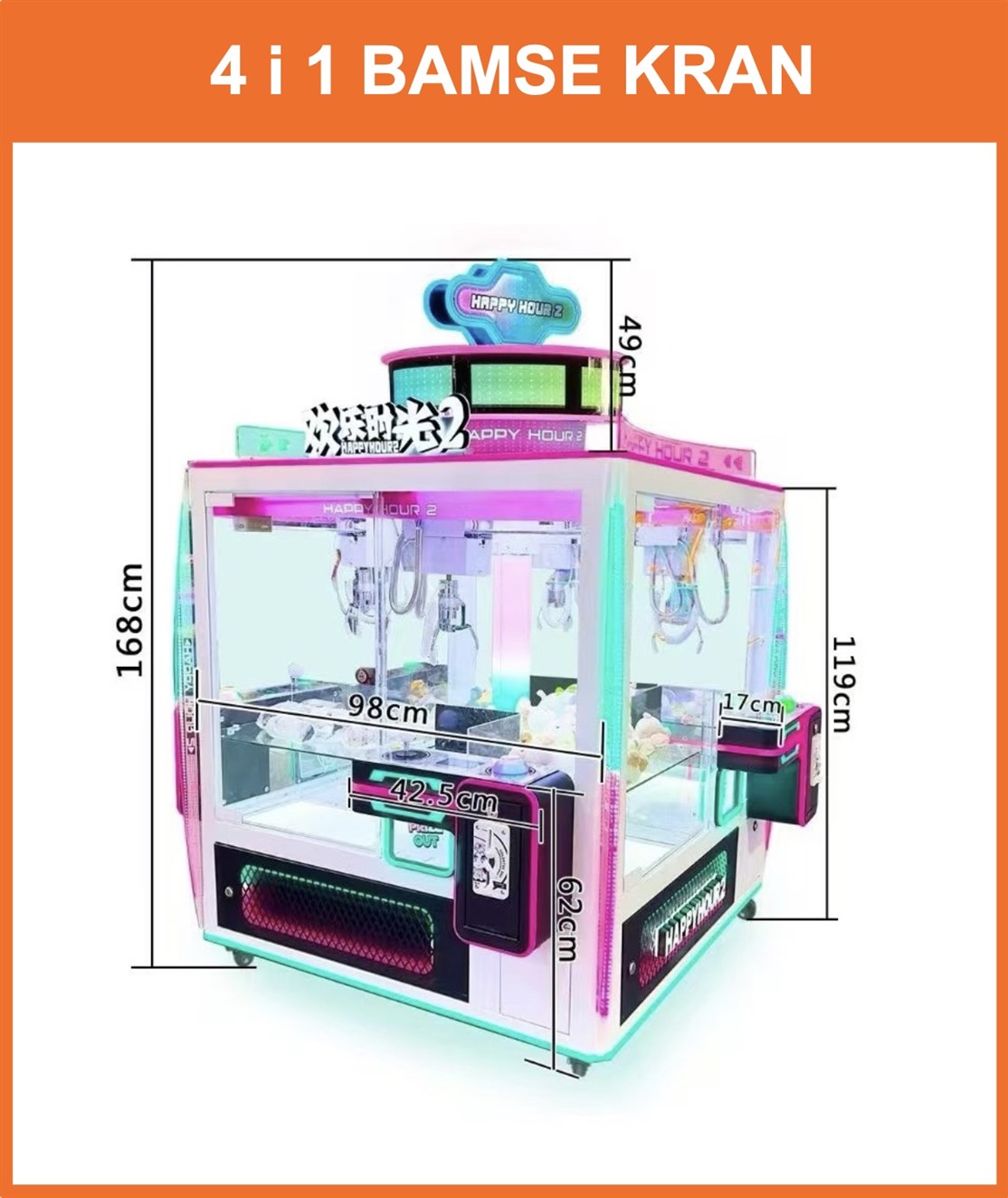 4 i 1 BAMSE KRAN
Klik på billedet og se mere
*