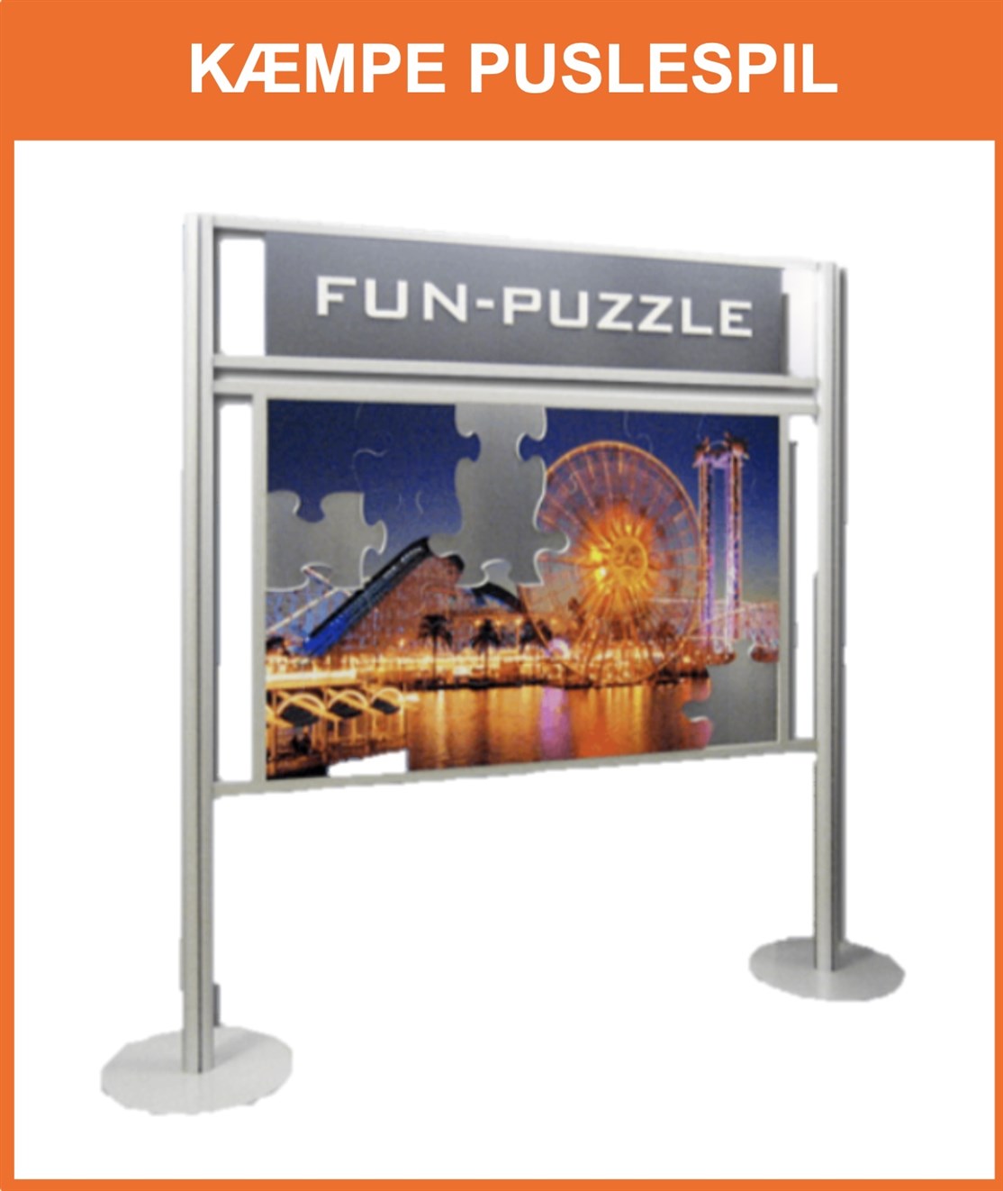 KÆMPE STORT PUSLE SPIL
Med dit eget design på
Klik på billedet og se mere
*