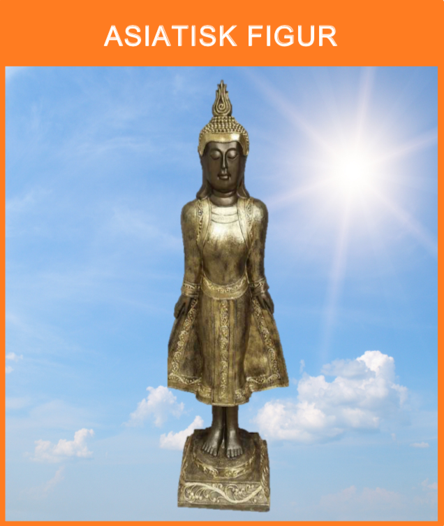 Asiatisk Buddha figur / buste fra det gamle Asien
Størrelse: 1,5 meter (150 cm.) høj