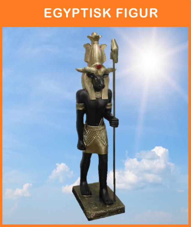 -
Egypt no. 006
Egyptisk figur med spyd i sort og guld farve
Størrelse: 40 cm. høj