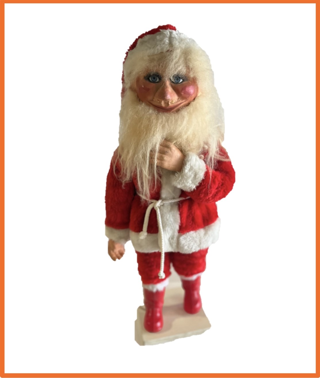 Gammel klassisk julemand/Nisse
Til nissenland & udstillinger m.m.
Størrelse: ca. 60 cm.
Strøm: 230.V (Alm. netstik)
Pris kr. 3.000.- + moms & fragt
*