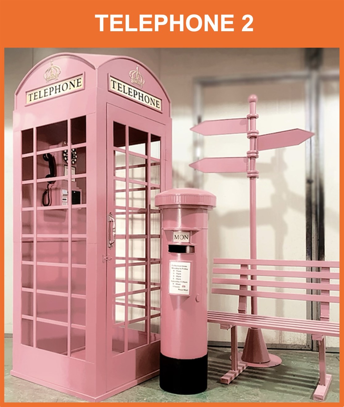 London Telefon # 2
Størrelse: H. x B. x D. .
Farve: Lyserød / Pink
Vægt:
Lys:
*