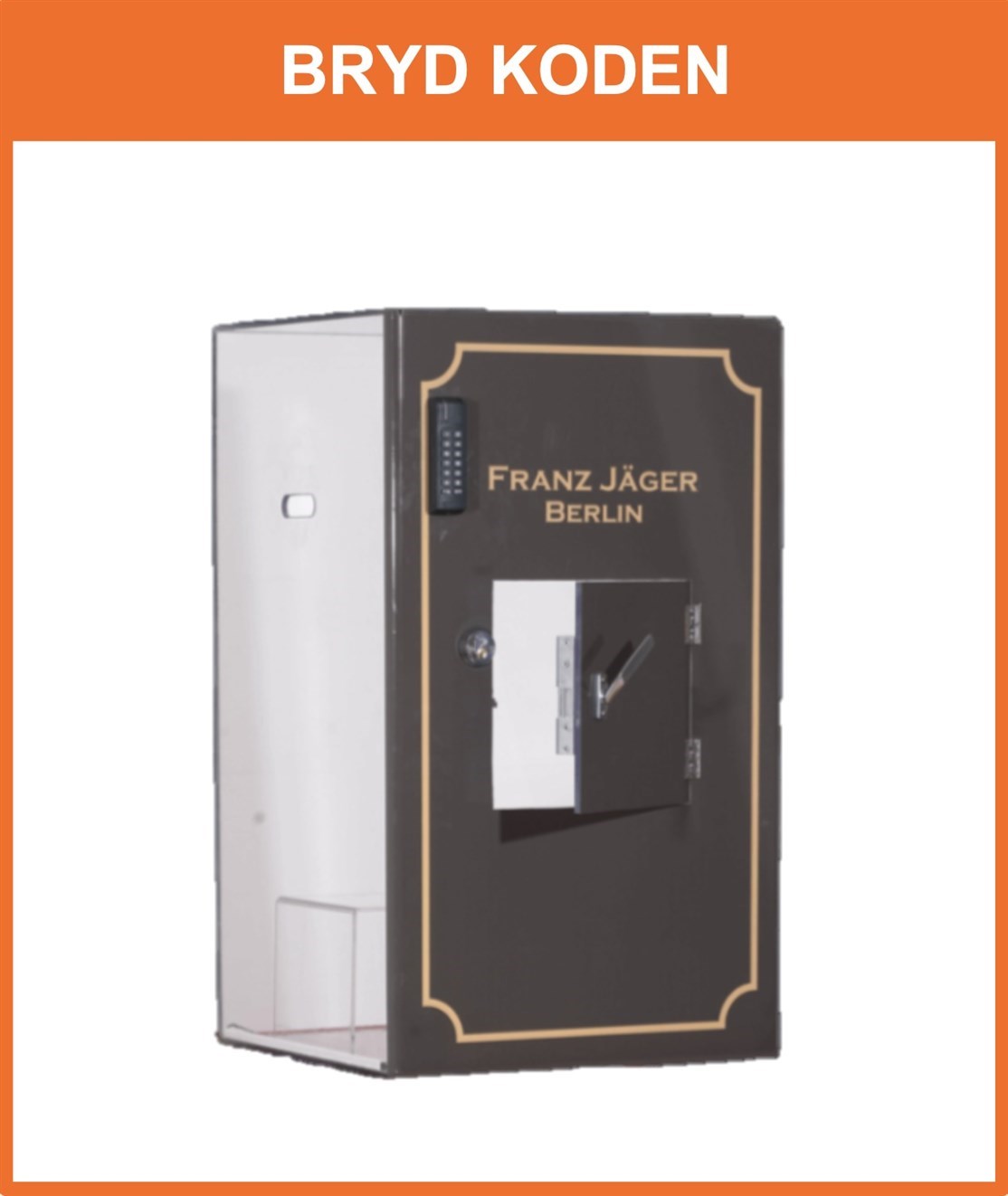 PENGESKABE
Lej et flot pengeskab med gennemsigtige sider, så folk kan se hvad de kan vinde, Du bestemmer selv gevinst og kode på pengeskabet og kan vælge mellem 2 forskellige pengeskabs modeller
*