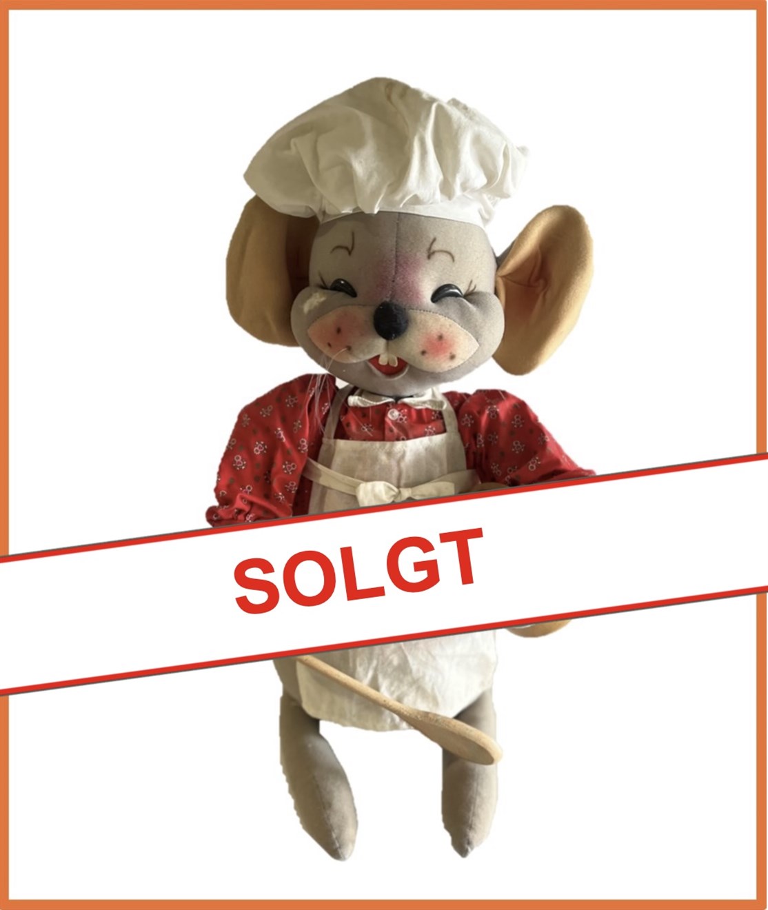 Bage Jule Mus
Med forklæde, krukke & ske
Størrelse: ca. 60 cm.
Strøm: 230.V (Alm. netstik)
Pris kr. 4.000.- + moms & fragt
*